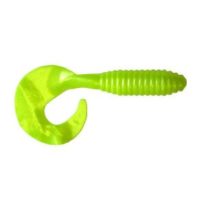 Varalica Kalin's Lunker Grub 5'' Chartreuse Pearl  10kom.