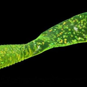 Varalica Relax Standard 4''  10cm 10kom.  Chartreuse Hologram Glitter